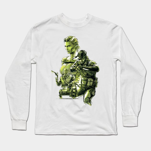 MGS3 Snake Eater Long Sleeve T-Shirt by JMcG